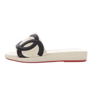 CHANEL シャネルカンボンラインフラットサンダル23.5 24