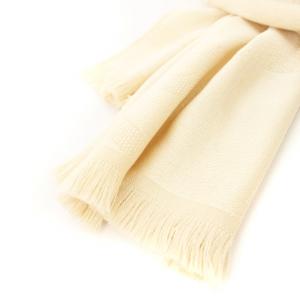 & DOLCE&GABBANA ストール マフラー シルク混 ロゴ ベージュ104883 /MM OF