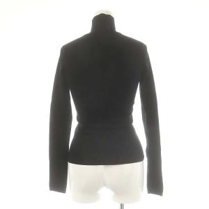 alexanderwang ハイネック ロゴ リブニットトップス セーター 長袖 黒 ブラック