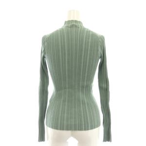 Acne Studios リブタートルプルオーバーニット セーター 長袖 XXS スモークグリーン /ES OS