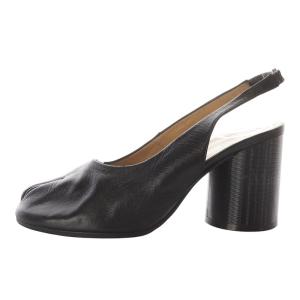 Martin Margiela 22 メゾンマルジェラ スリングバック TABI パンプス 36 ブラック 39WL0053