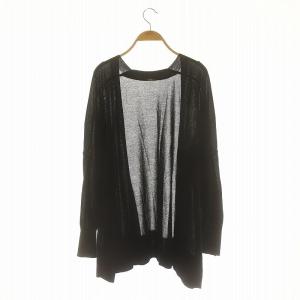 Deuxieme Classe 23SS shake code カーディガン トッパー 長袖 黒 ブラック