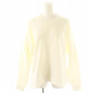 ビアンカパッチ ドレープバックスウェット プルオーバー 長袖 S 白 ホワイト /HK OS