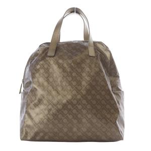 ソフティ SOFTY バッグ リュックサック バックパック 総柄 ナイロン ゴールド色