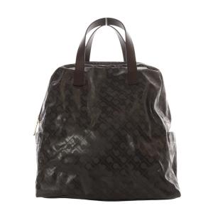 ソフティ SOFTY バッグ リュックサック バックパック 総柄 ナイロン ダークブラウン