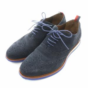 HUGO BOSS Oxford Suede Shoes オックスフォードスエードシューズ レースアップ ウイングチップ 45
