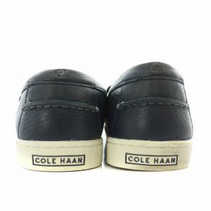 COLE HAAN コインローファー ローカットシューズ レザー 11 紺 ネイビー /BB AD OF