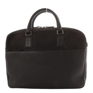 Ermenegildo Zegna ブリーフケース トートバッグ ダークブラウン