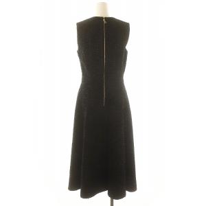 MADISONBLUE 23AW ツイード ノースリーブワンピース 01 ブラック