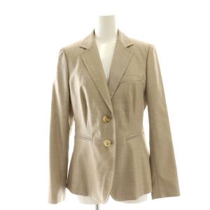 Max Mara スーツ セットアップ 上下 テーラードジャケット タイトスカート ひざ丈 36 S 38 M ベージュ