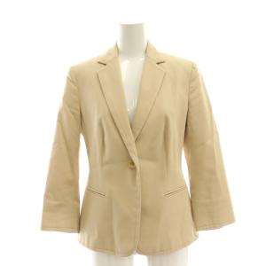 Max Mara スーツ セットアップ 上下 テーラードジャケット タイトスカート ひざ丈 ストレッチ 38 M 40 L ベージュ