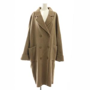 接結シャギーダブルコート アウター チェスター ウール F モカ /NR OS