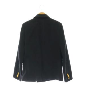 beautiful people logo gabardine THE a jacket テーラードジャケット 総裏地 ウール 160 黒 ブラック