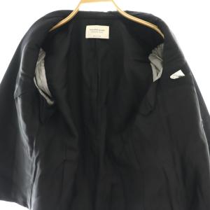 beautiful people logo gabardine THE a jacket テーラードジャケット 総裏地 ウール 160 黒 ブラック