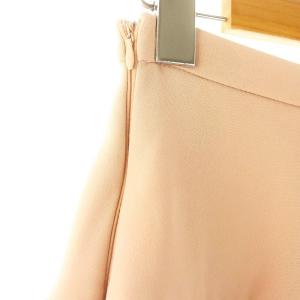 miumiu 4KT ギャザーフレアスカート ひざ丈 36 ピンク MG867