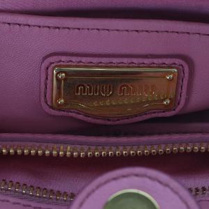 miumiu マテラッセ 2WAYバッグ ピンク RN1069