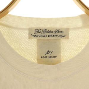 REMI RELIEF rouge vif la cle別注 YALEスウェット トレーナー 長袖 オーバーサイズ ボリュームスリーブ コットン F