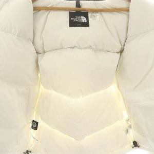 THE NORTH FACE 1996 ECO NUPTSE DOWN JACKET ヌプシダ ダウンジャケット アウター フード S/90 白 黒 ホワイト