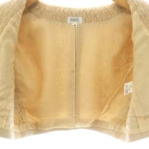 FOXEY BOUTIQUE アルパカ ウール混 五分袖 ボレロ カーディガン 五分袖 40 ベージュ