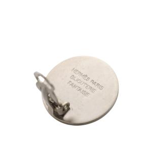 HERMES セリエ イヤリング シルバー色