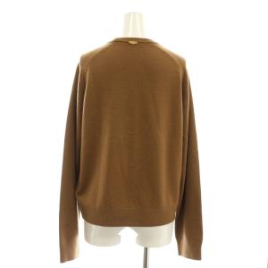 MUSE de Deuxieme Classe 23AW WISH クルーネック プルオーバー ニット セーター 長袖 茶 ブラウン /DF OS