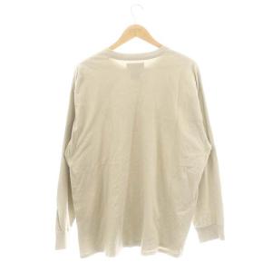 FACETASM プリントカットソー Tシャツ 長袖 5 サンドベージュ /MI OS SH