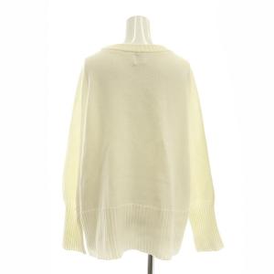 Spick&Span 24SS バルキーヤーン ロングリブプルオーバー ニット セーター 長袖 オフホワイト