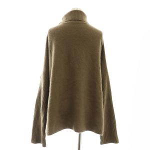 Spick&Span 23AW フォックスウール ロングリブタートルプルオーバー ニット セーター 長袖 茶 ブラウン /KO