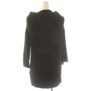 Y's 24SS OFF NECK 3/4 リブフラップTシャツ SLEEVE RIB FLAPPED T-SHIRT トップス カットソー