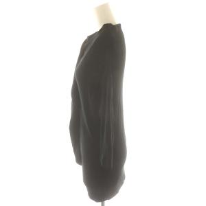 Y's 24SS OFF NECK 3/4 リブフラップTシャツ SLEEVE RIB FLAPPED T-SHIRT トップス カットソー