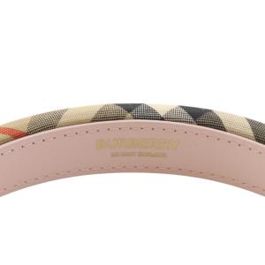 BURBERRY カチューシャ ノバチェック キャンバス ベージュ
