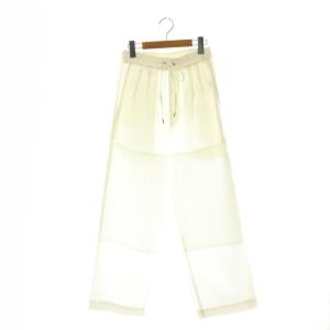 23SS イージーワイドパンツ タック XS 白 ホワイト