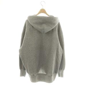 AMERICANA L'Appartement別注 23AW WIDE FULL ZIP HOODIE パーカー ジップアップ 裏起毛 長袖 杢グレー
