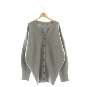 23AW Volume Knit Cardigan グレー