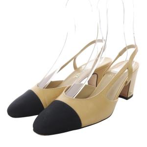 CHANEL スリングバック シューズ ココマーク ストラップ 36.5C