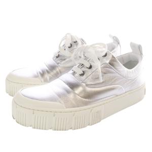 PIERRE HARDY US01 Ollie スニーカー レザー 38 24cm シルバー色 /SR8