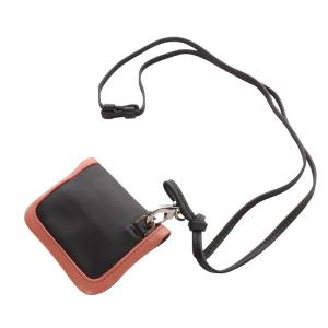 PIERRE HARDY アルファチャーム ミニポーチ ブラック ピンク AAW03