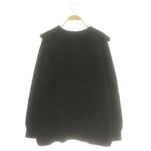 EVERYDAY I LIKE Half Zip Sweater ニット セーター 長袖 ハーフジップ 黒 ブラック