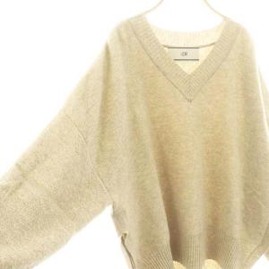 ADORE ADR 23AW Super160 パイルニットプルオーバー 38 ベージュ