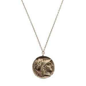 MARIHA Ancient Memories Athena/Angel ネックレス レクタングルチェーン コイン 925