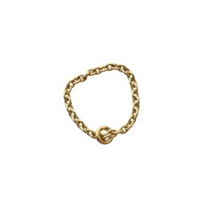 All About Basics チェーン リング Sサイズ K18 9号 ゴールド