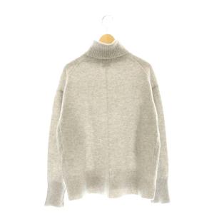 23区 23AW ピュアカシミヤ タートルネック ニット セーター 長袖 38 杢グレー