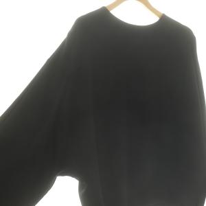 ADORE 24SS ドライブッチャーブラウス 長袖 黒 ブラック /MF OS SH