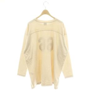 6 ROKU BEAUTY&YOUTH レーヨンコットンフットボールTシャツ RAYON COTTON FOOT BALL T-SHIRT カットソー