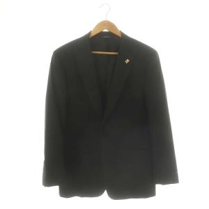 テーラードジャケット 総裏地 1B ウール ピン付き 39 黒 ブラック /MI OS SH