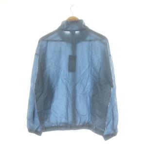 Reebok トレーニングウェアセットアップ 上下 ナイロンジャケット ジャンパー ジョガーパンツ L グレイッシュブルー