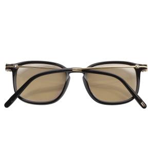 Montblanc サングラス 5219 150 黒 ブラック ゴールド色 MB698 /SR21 SH