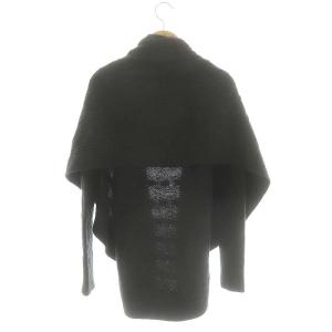 RALPH LAUREN ウールニットカーディガン 長袖 フロントオープン カシミヤ S 黒 ブラック