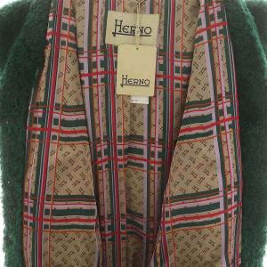 HERNO エコファーコート 40 グリーン