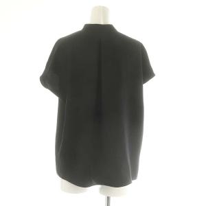 theory luxe 24SS MARVINE CHRISSY ブラウス プルオーバー 半袖 フレンチスリーブ バンドカラー